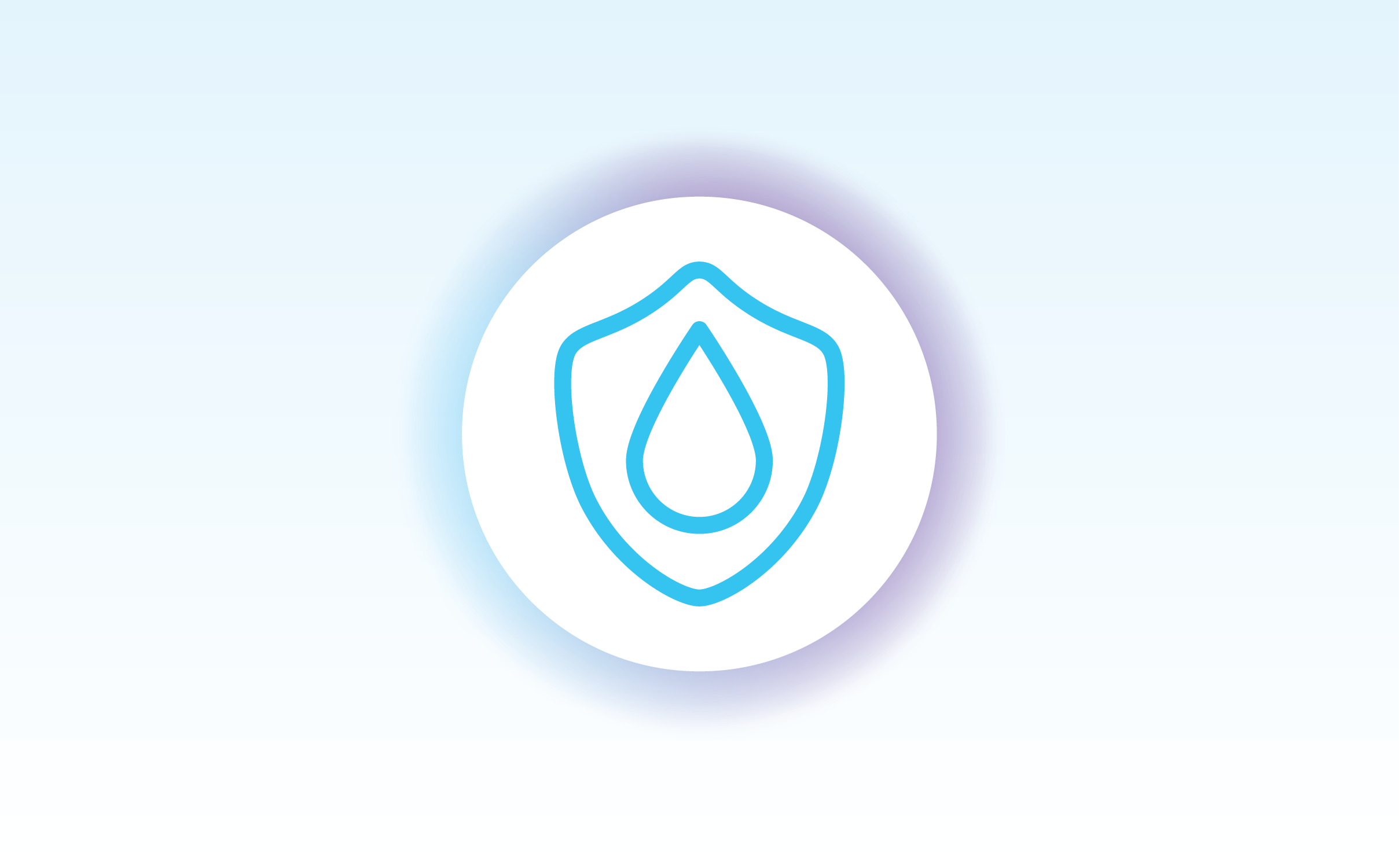 Blood drop on a plaque