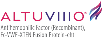 ALTUVIIIO® [Antihemophilic Factor (Recombinant), Fc-VWF-XTEN Fusion Protein-ehtl] logo